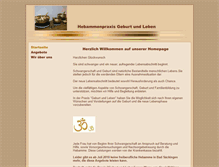 Tablet Screenshot of hebammenpraxis-petra-albiez.de